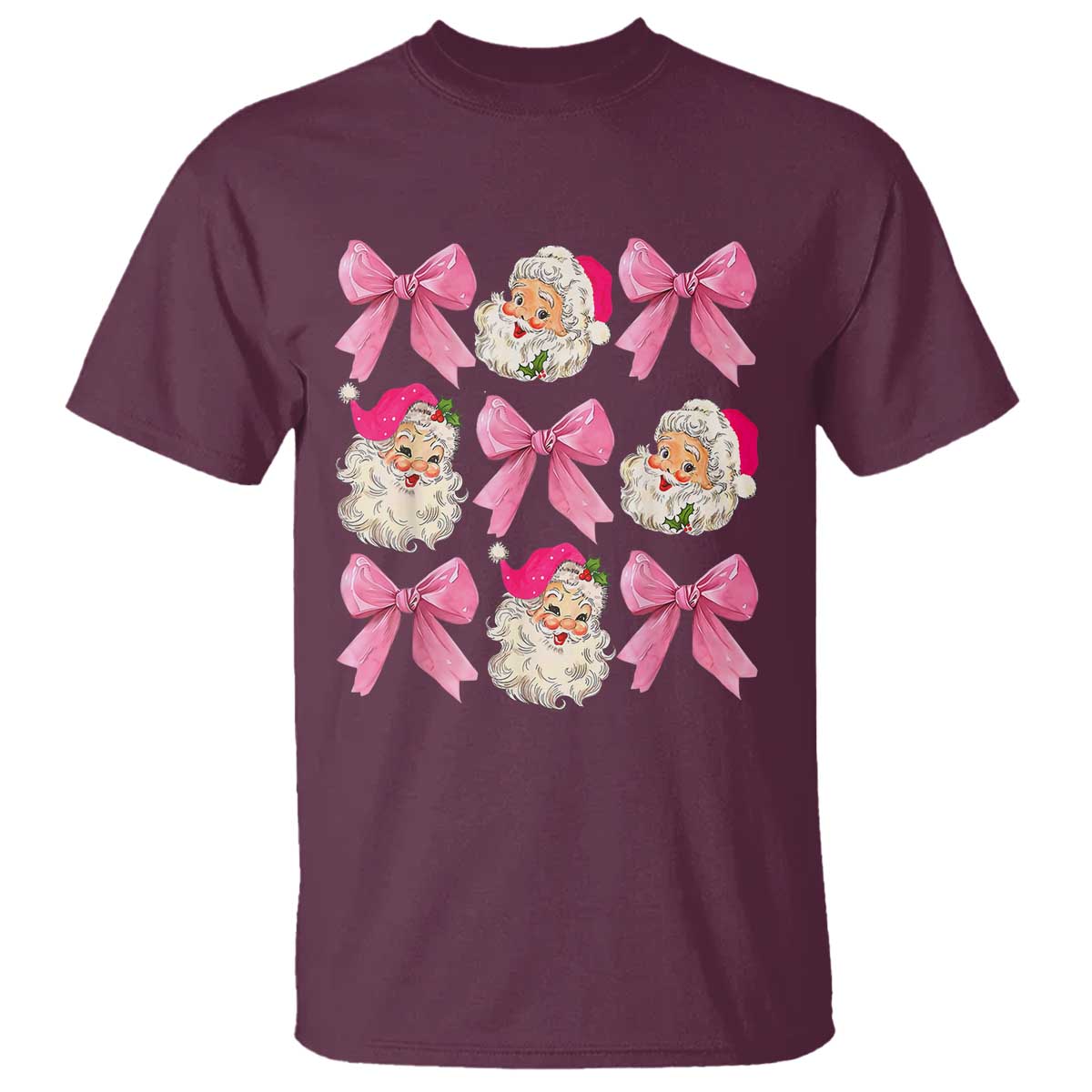 vintage-pink-christmas-coquette-bow-t-shirt-santa-claus-festive-xmas-vibe