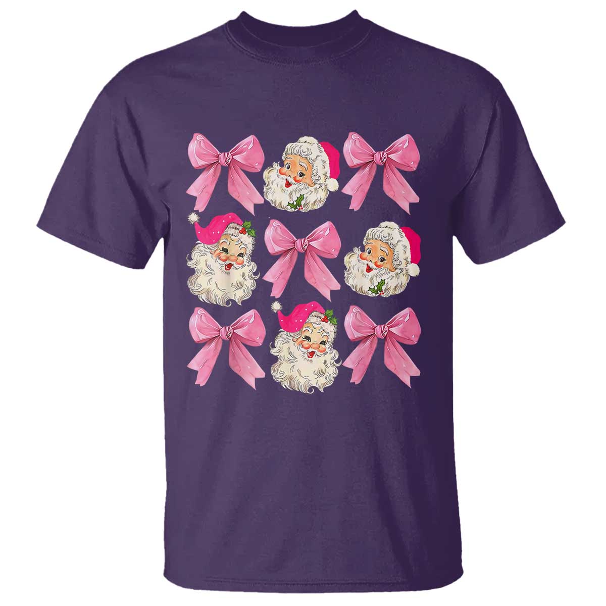 vintage-pink-christmas-coquette-bow-t-shirt-santa-claus-festive-xmas-vibe