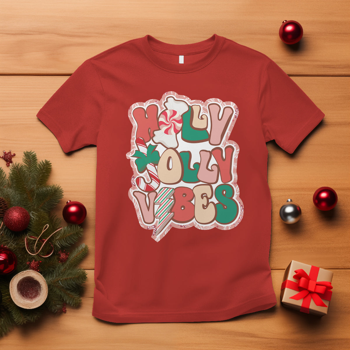 groovy-christmas-t-shirt-holly-jolly-vibes
