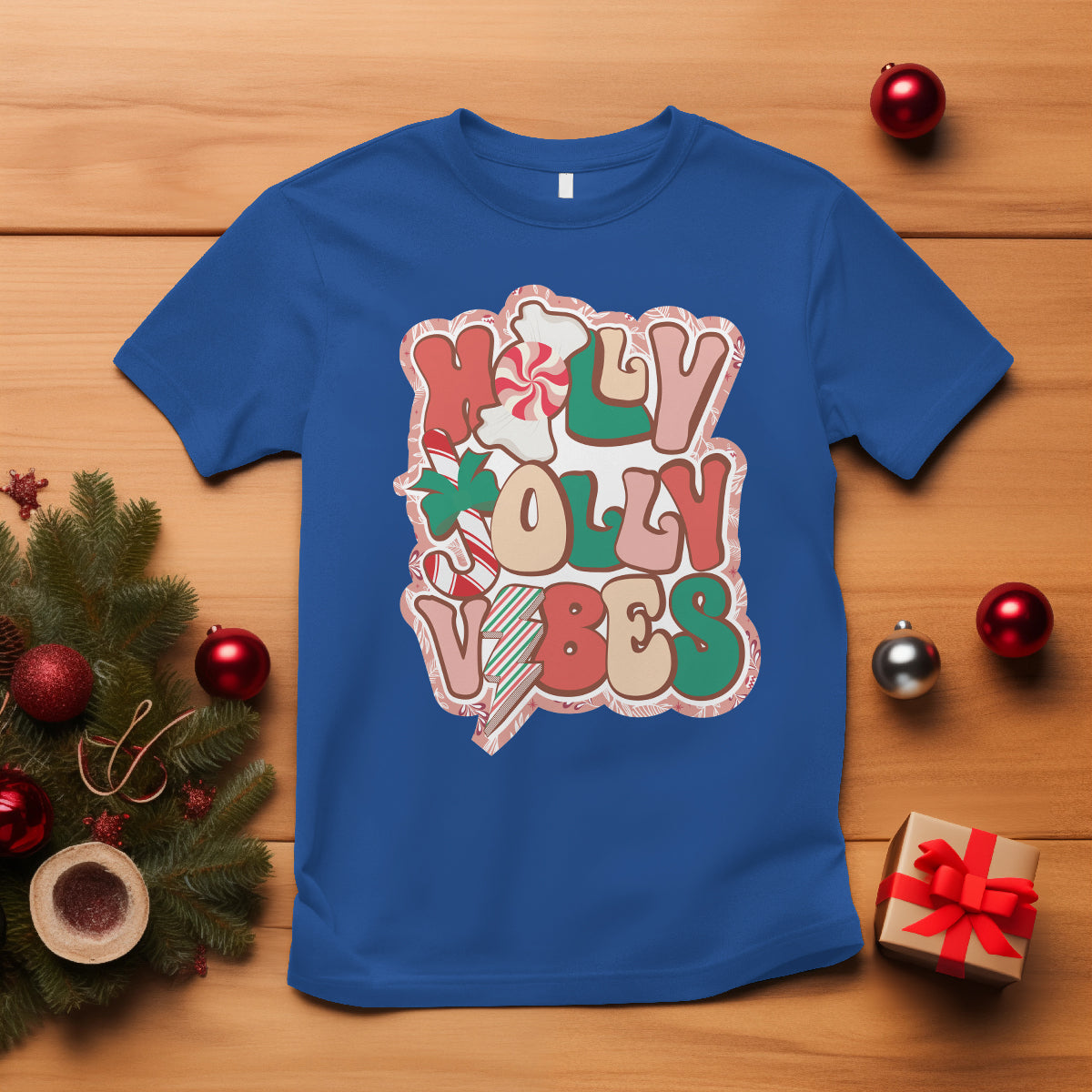 groovy-christmas-t-shirt-holly-jolly-vibes