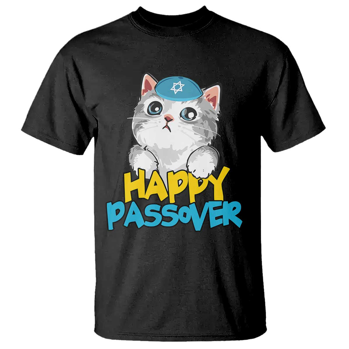 happy-passover-cute-cat-t-shirt-seder-jewish-pesach