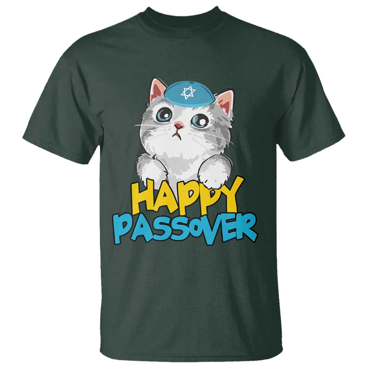 happy-passover-cute-cat-t-shirt-seder-jewish-pesach