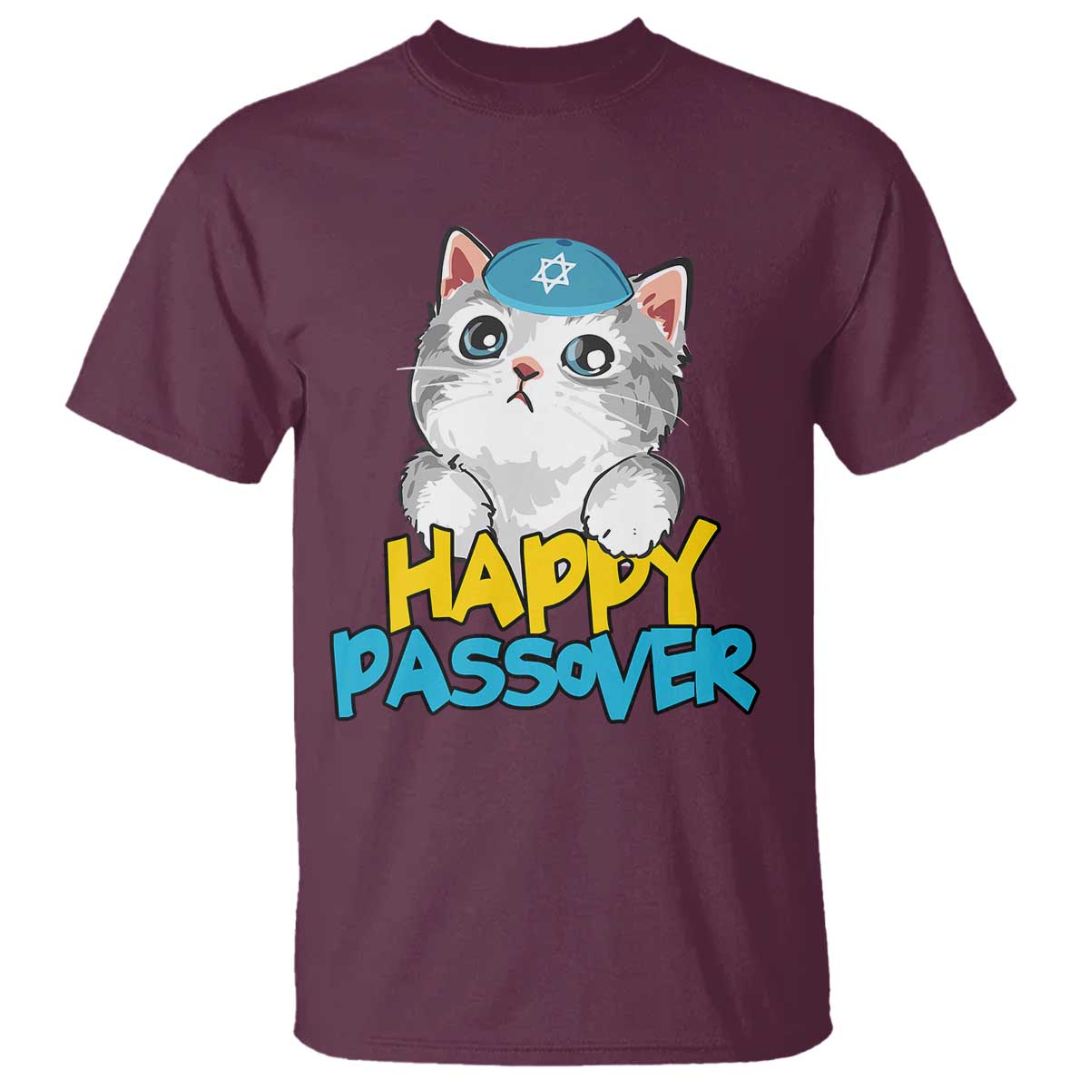happy-passover-cute-cat-t-shirt-seder-jewish-pesach