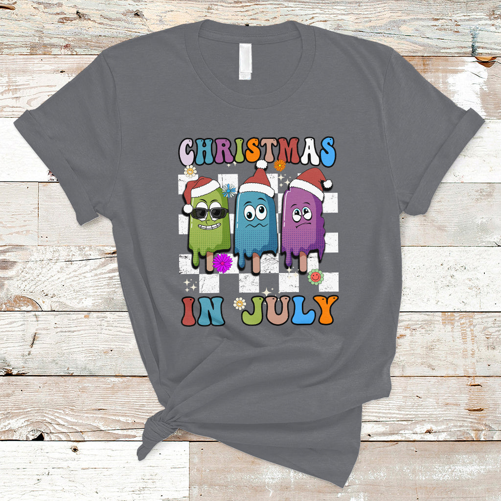 christmas-in-july-t-shirt-xmas-in-july-melting-popsicles-stick-summer-vibes-retro