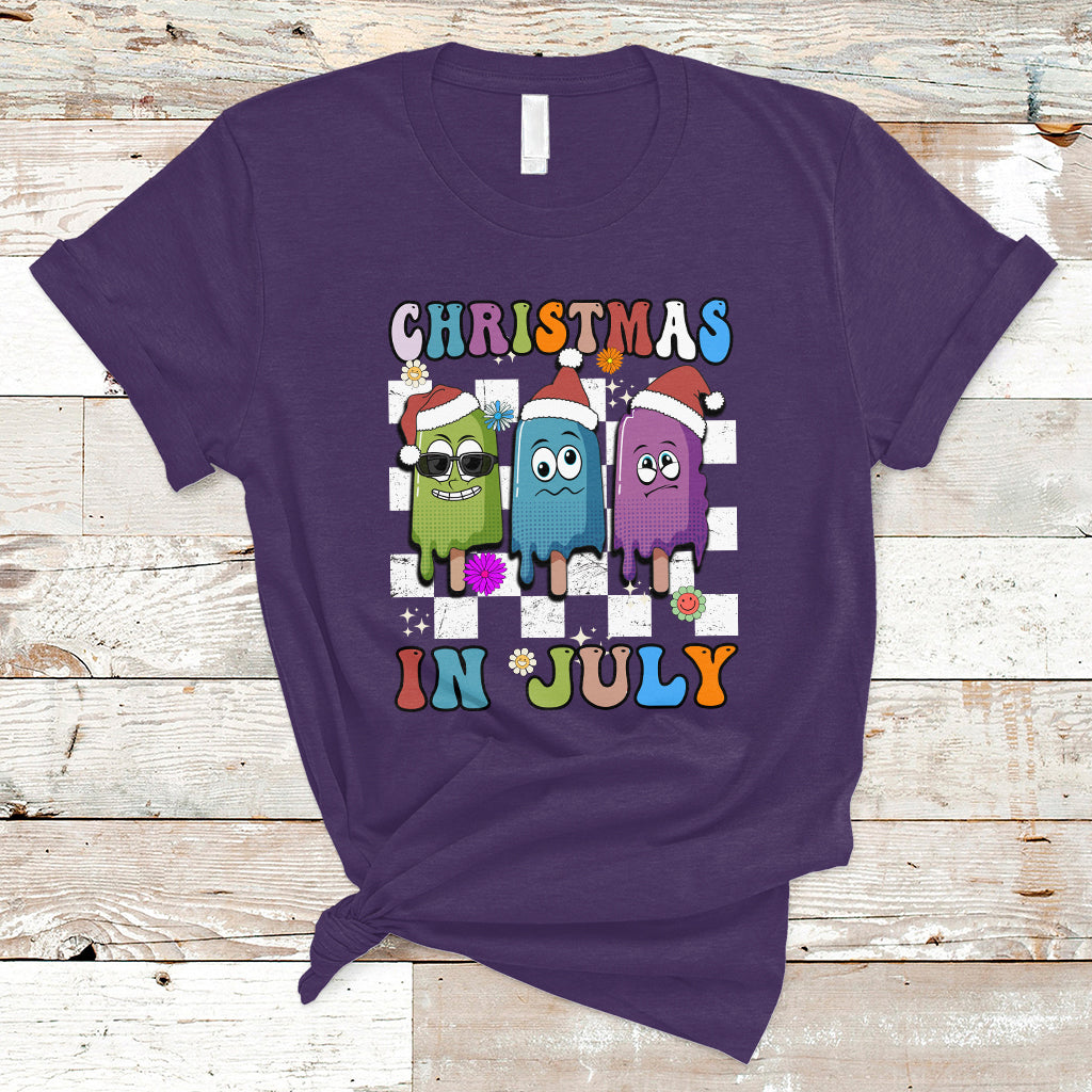christmas-in-july-t-shirt-xmas-in-july-melting-popsicles-stick-summer-vibes-retro