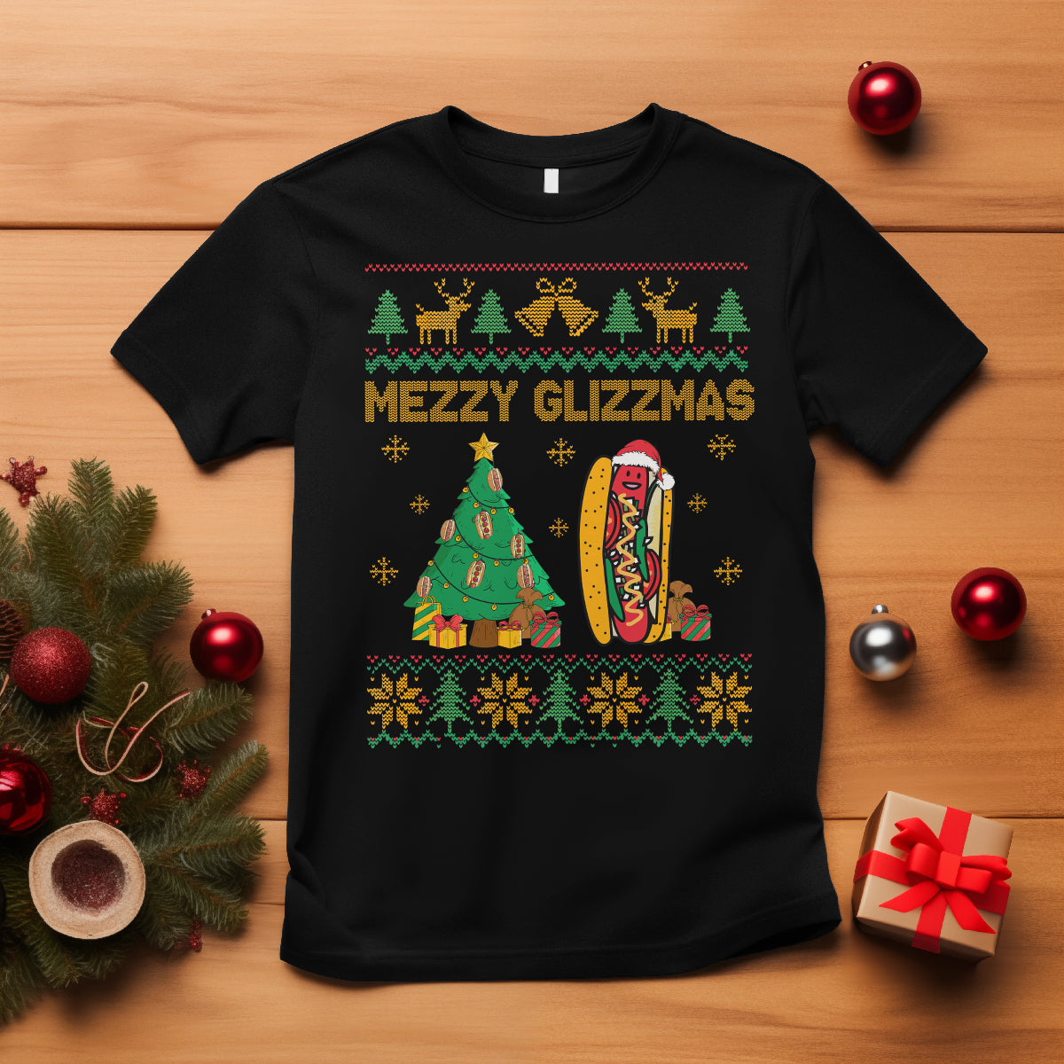 merry-glizzmas-t-shirt-funny-hotdog-xmas-tree-hot-ugly-christmas