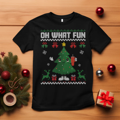 ugly-christmas-t-shirt-oh-what-fun-boujee-christmas-tree-funny