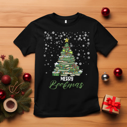 reading-christmas-t-shirt-merry-bookmas-books-pine-xmas-tree-funny