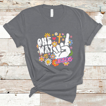 one-way-jesus-christian-relgion-retro-hippie-t-shirt-funny-jesus-shirt-jesus-believer-religious-shirt-t-shirt-ts02