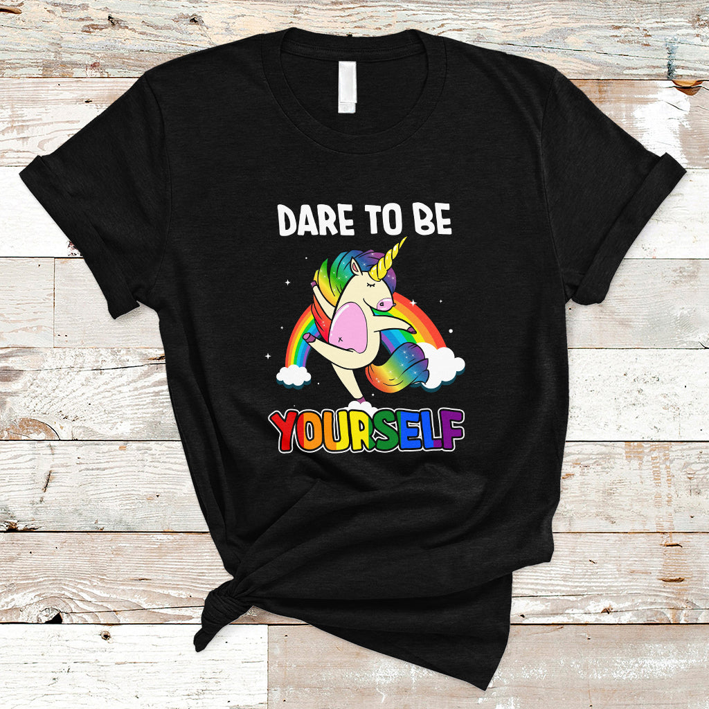 gay-pride-t-shirt-dare-to-be-yourself-cute-unicorn-rainbow-lgbt-gay-pride
