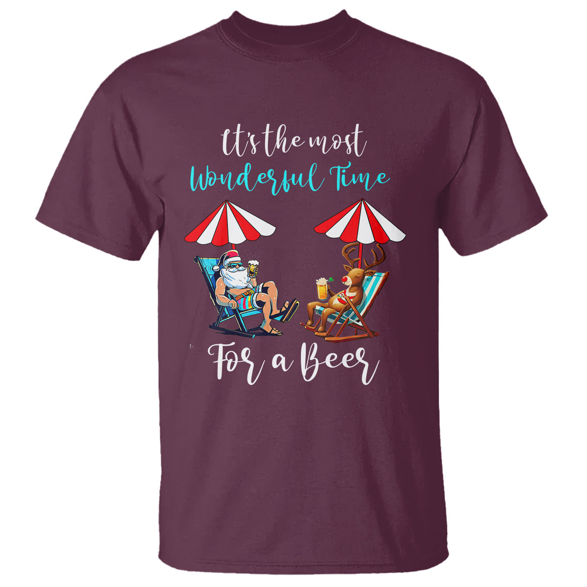 funny-christmas-in-july-drinking-t-shirt-its-the-most-wonderful-time-for-a-beer