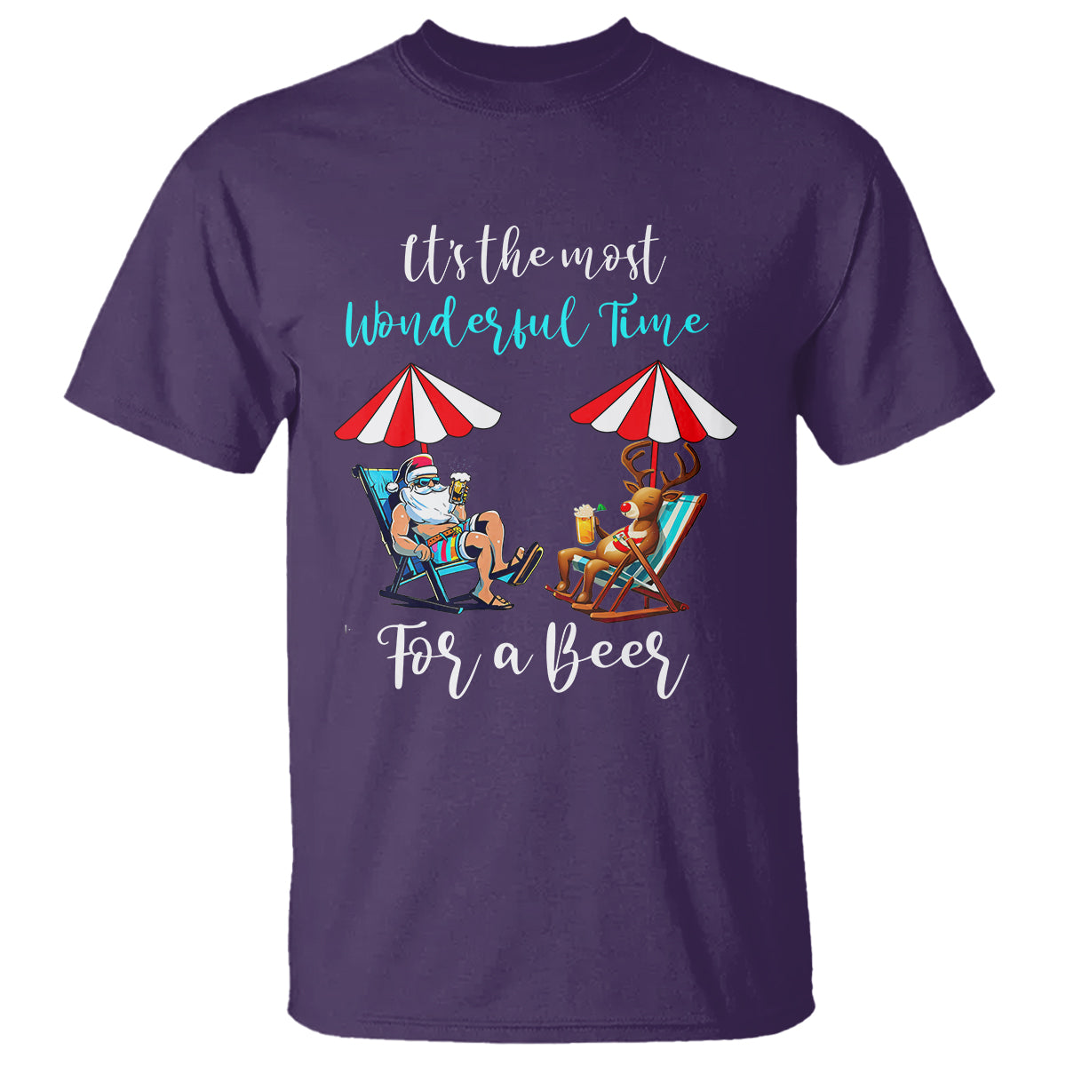 funny-christmas-in-july-drinking-t-shirt-its-the-most-wonderful-time-for-a-beer