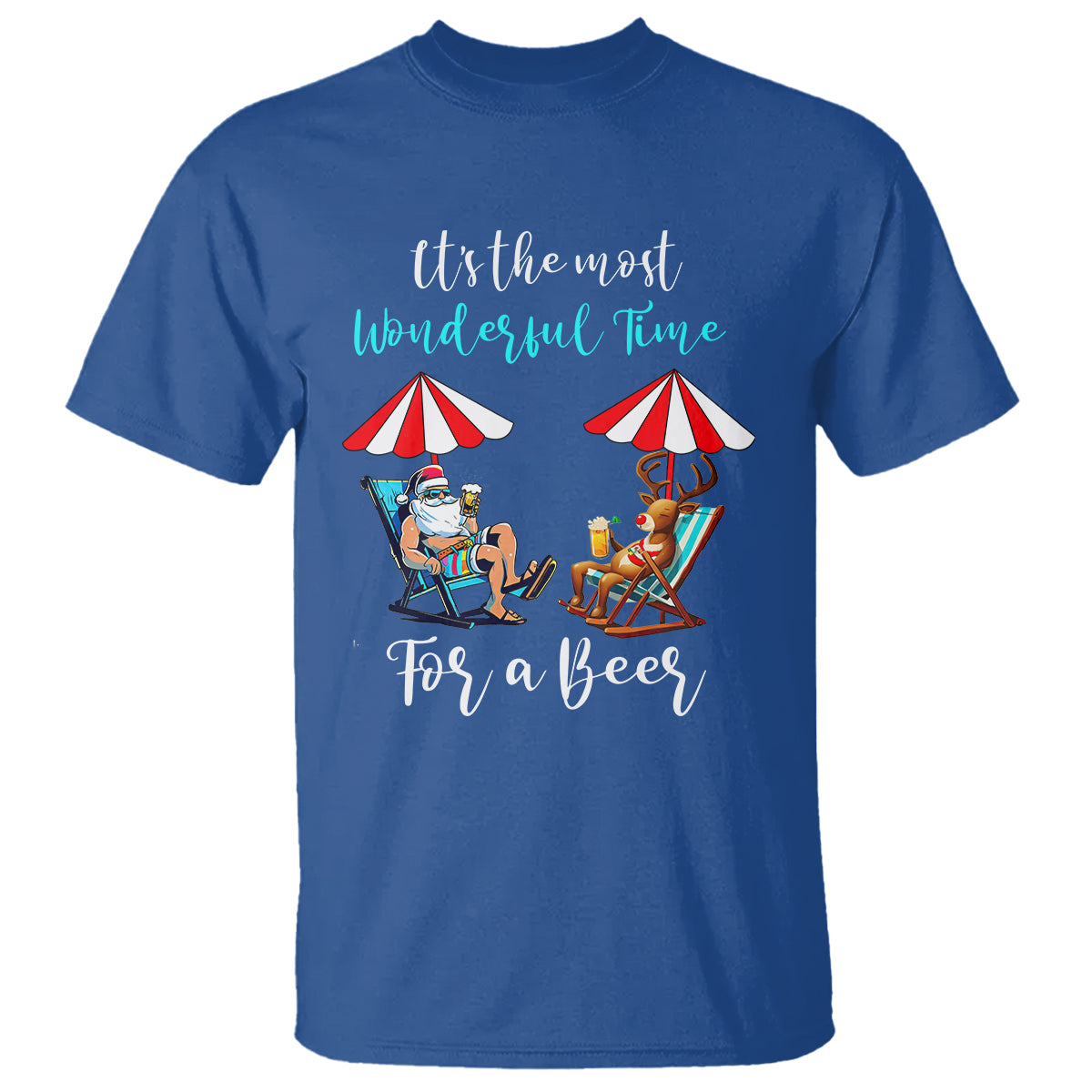 funny-christmas-in-july-drinking-t-shirt-its-the-most-wonderful-time-for-a-beer