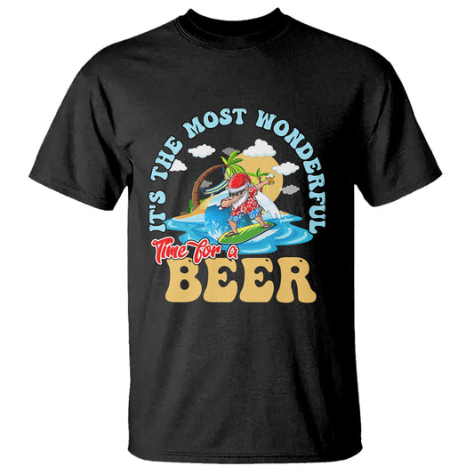 funny-christmas-in-july-drinking-t-shirt-its-the-most-wonderful-time-for-a-beer-1