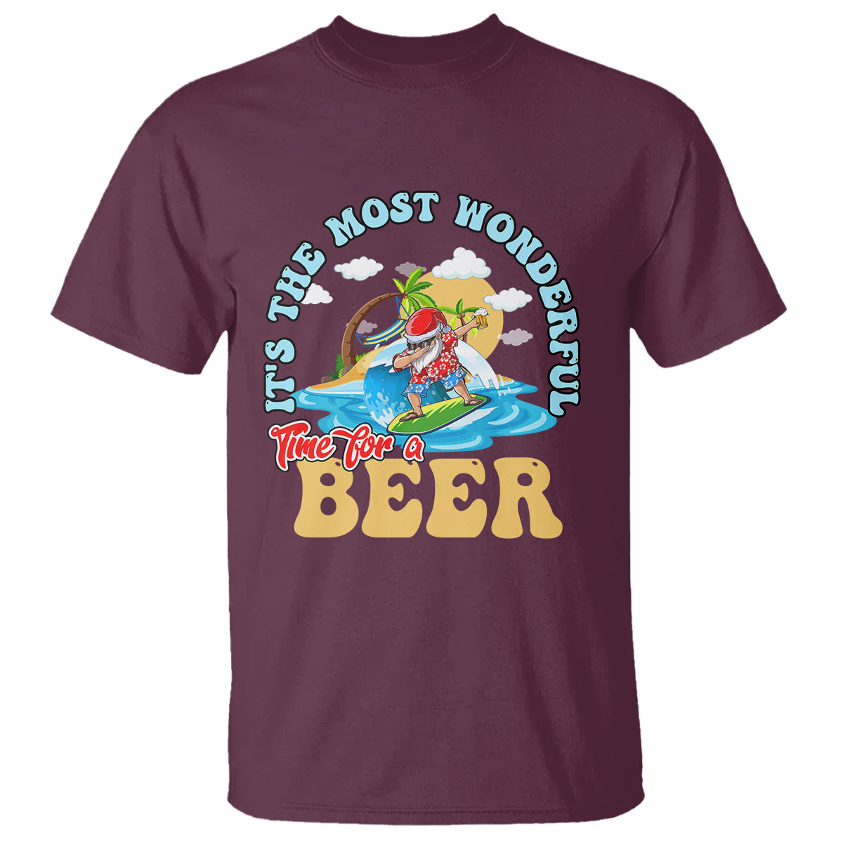 funny-christmas-in-july-drinking-t-shirt-its-the-most-wonderful-time-for-a-beer-1