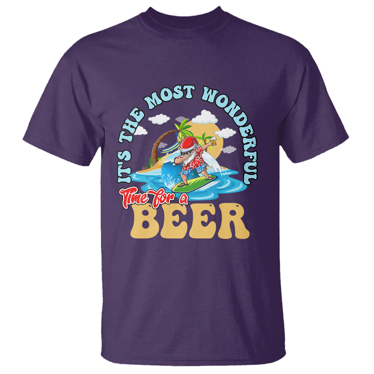funny-christmas-in-july-drinking-t-shirt-its-the-most-wonderful-time-for-a-beer-1
