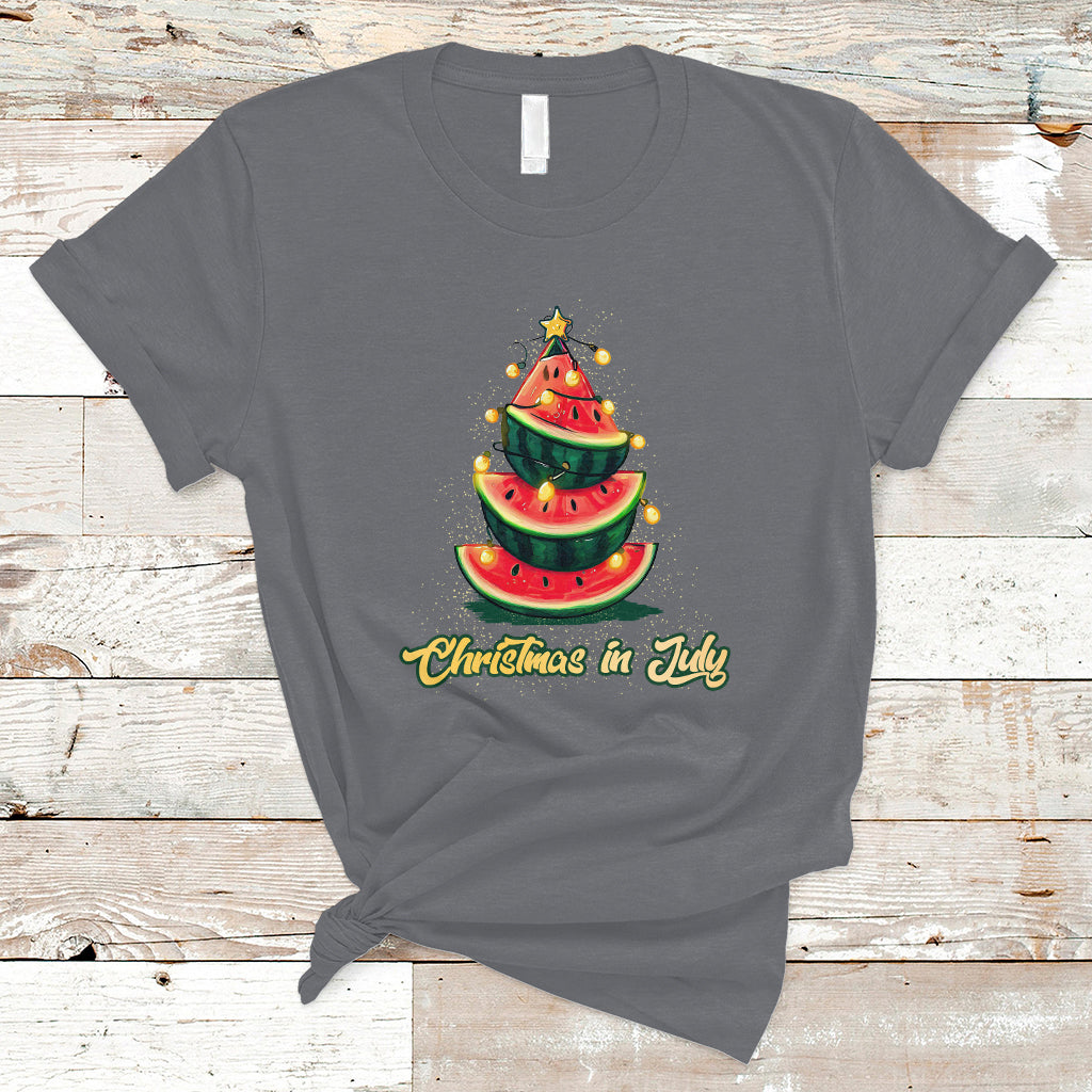 christmas-in-july-t-shirt-christmas-in-july-watermelon-xmas-tree-funny-summer-vacation
