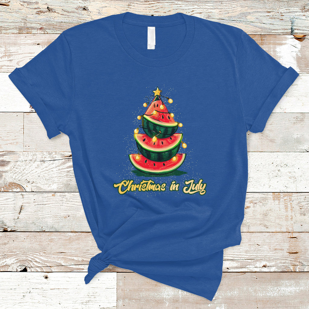 christmas-in-july-t-shirt-christmas-in-july-watermelon-xmas-tree-funny-summer-vacation