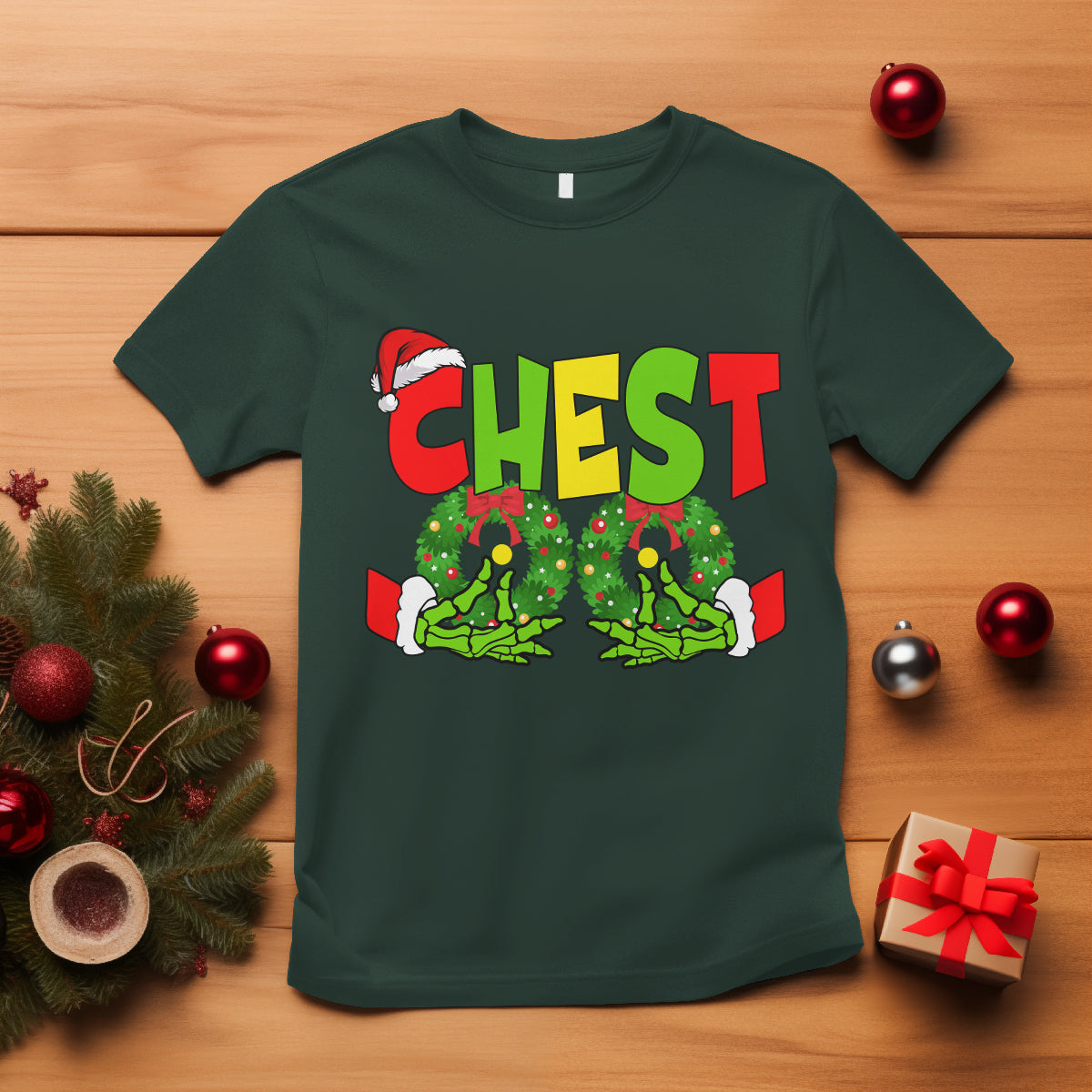 christmas-couples-t-shirt-chestnuts-xmas-matching-family-funny-chest-skeleton