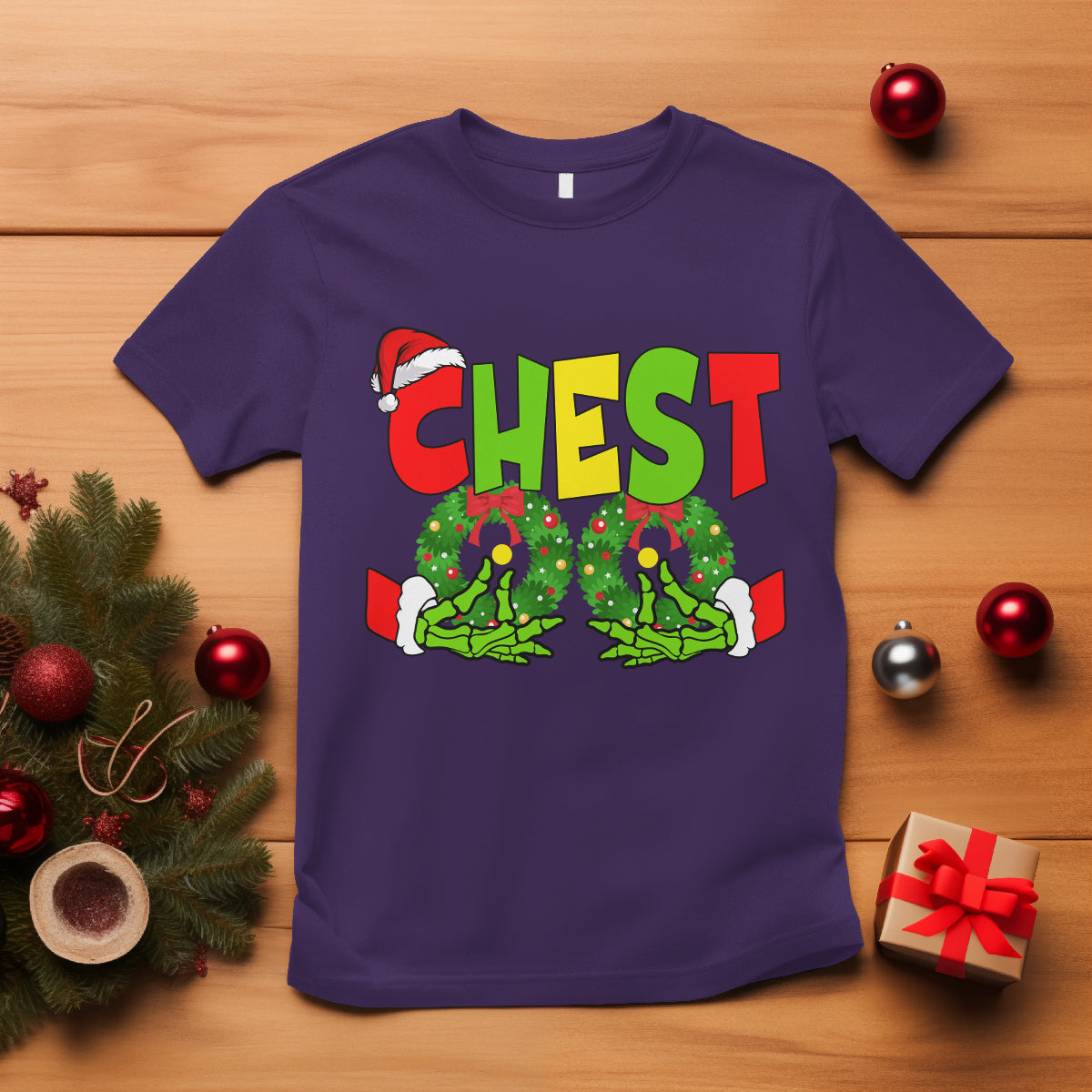 christmas-couples-t-shirt-chestnuts-xmas-matching-family-funny-chest-skeleton