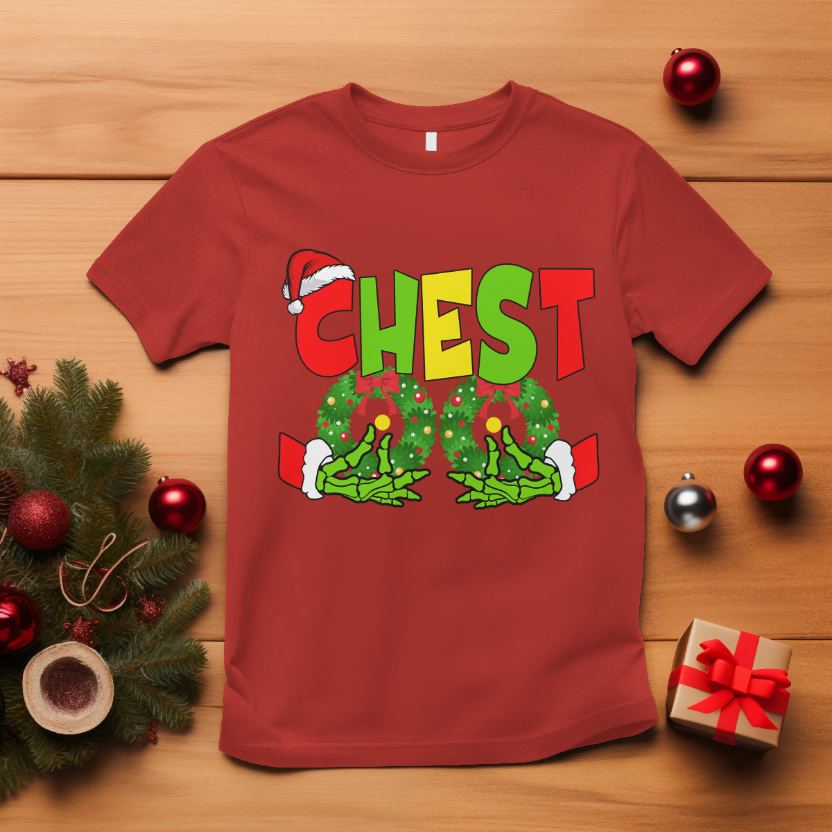 christmas-couples-t-shirt-chestnuts-xmas-matching-family-funny-chest-skeleton