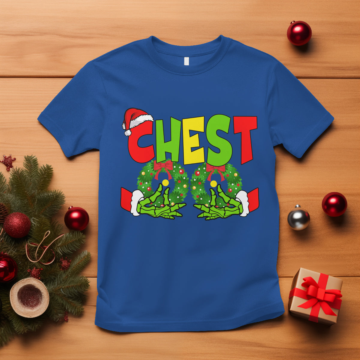christmas-couples-t-shirt-chestnuts-xmas-matching-family-funny-chest-skeleton