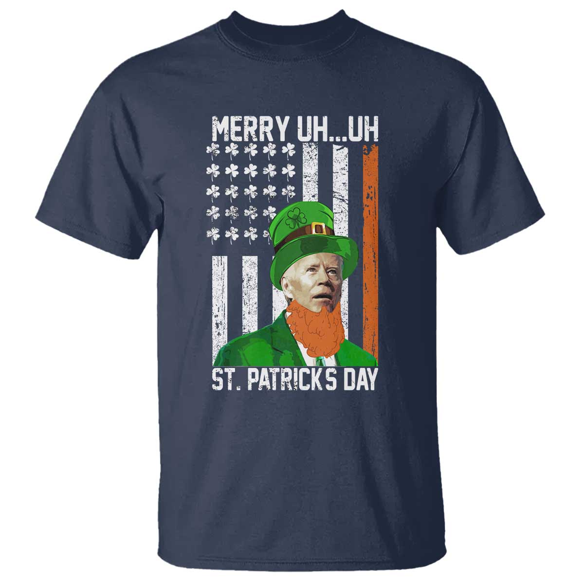 funny-biden-st-patricks-day-t-shirt-merry-4th-of-saint-patrick-uh-uh-leprechaun-american-flag
