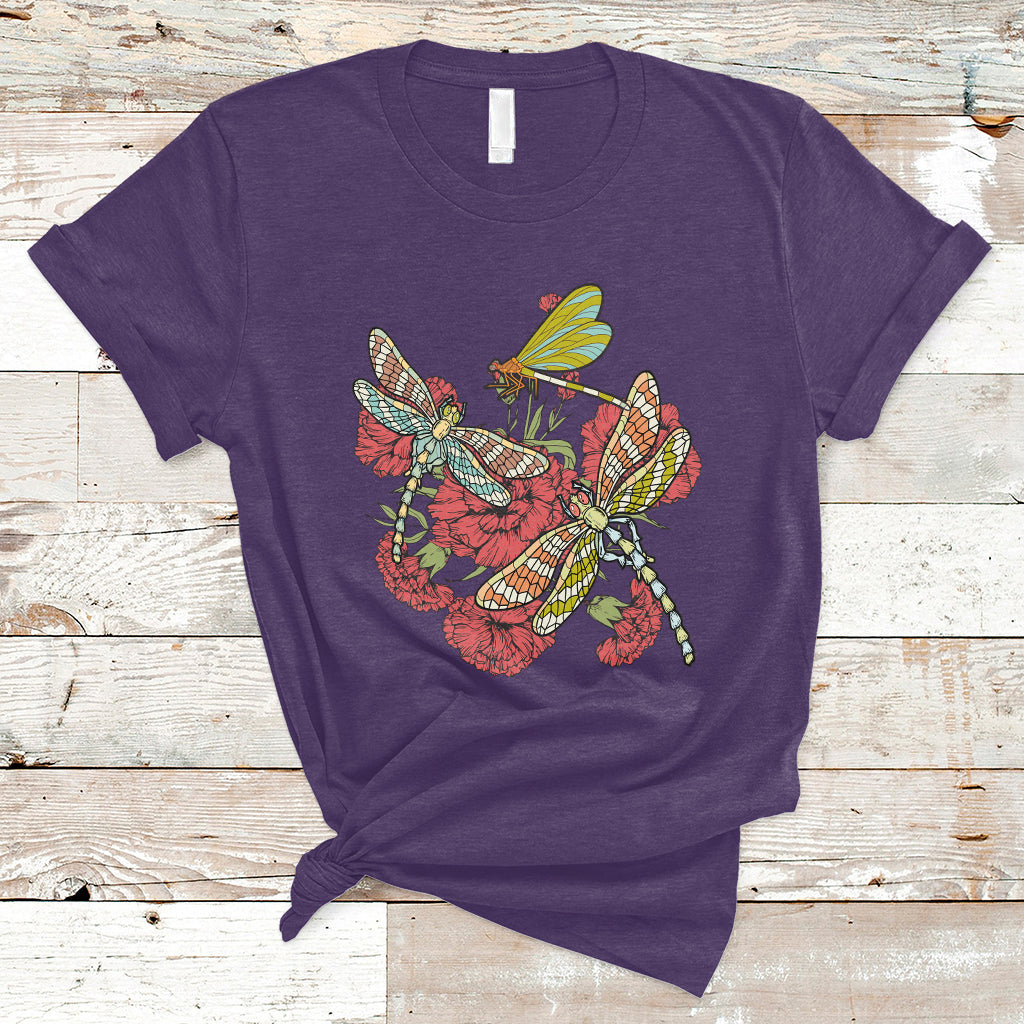 floral-dragonfly-lover-dragonflies-flowers-garden-dragonfly-t-shirt-springtime-shirt-floral-tee-dragonfly-gift-insect-lover-shirt-t-shirt-ts02