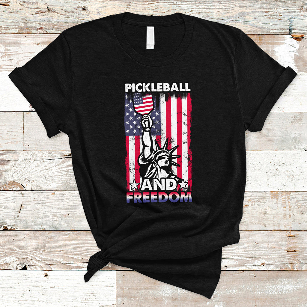 funny-pickleball-t-shirt-pickleball-and-freedom-funny-4th-of-july-american-flag-pickleball-lover-usa-lover-gifts