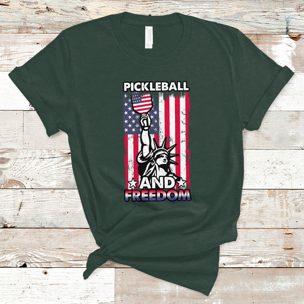 funny-pickleball-t-shirt-pickleball-and-freedom-funny-4th-of-july-american-flag-pickleball-lover-usa-lover-gifts