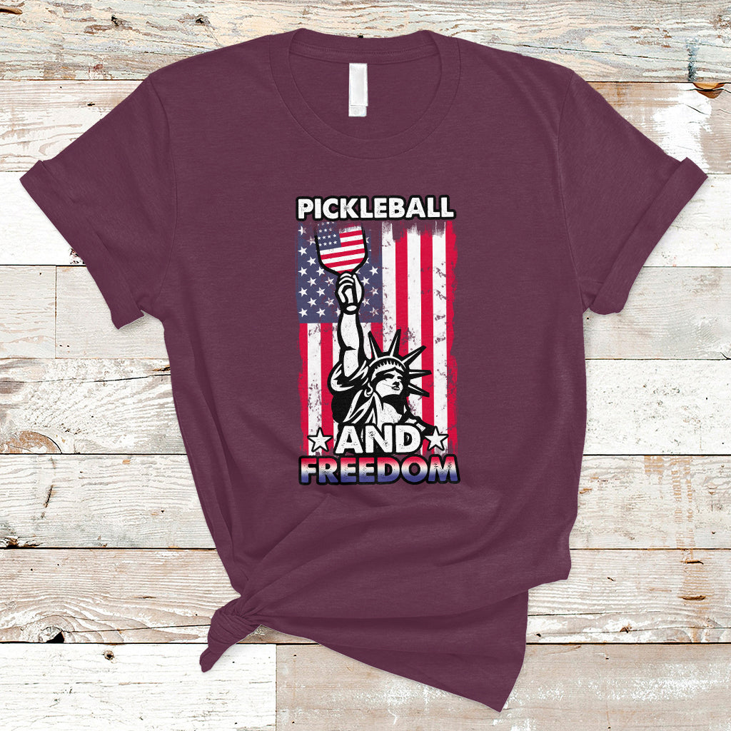 funny-pickleball-t-shirt-pickleball-and-freedom-funny-4th-of-july-american-flag-pickleball-lover-usa-lover-gifts