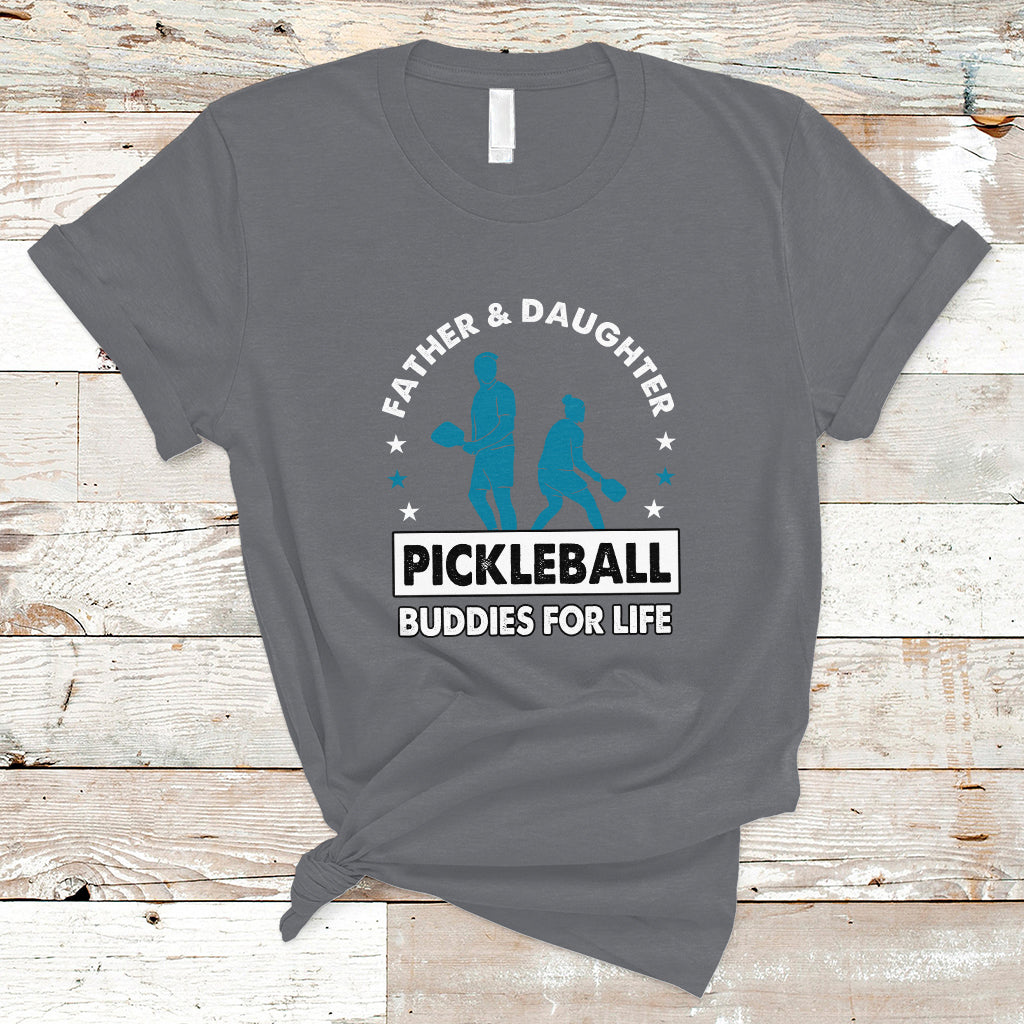 pickleball-dad-t-shirt-father-and-daughter-pickleball-buddies-for-life-pickleball-dad-coach