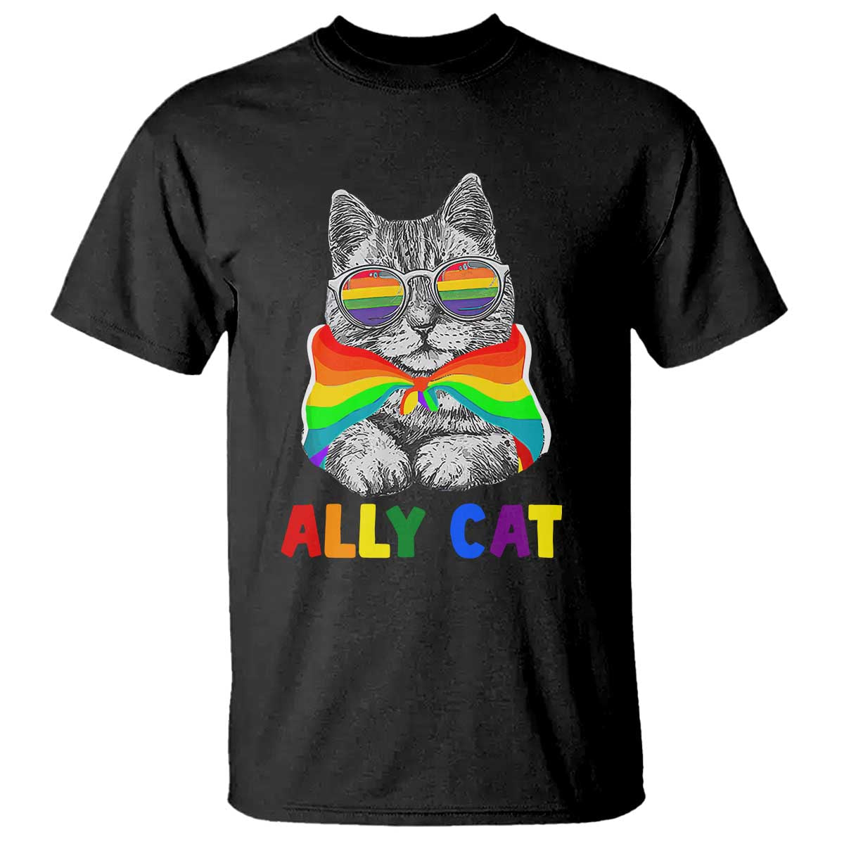ally-cat-with-pride-cape-t-shirt-rainbow-lgbtq-support