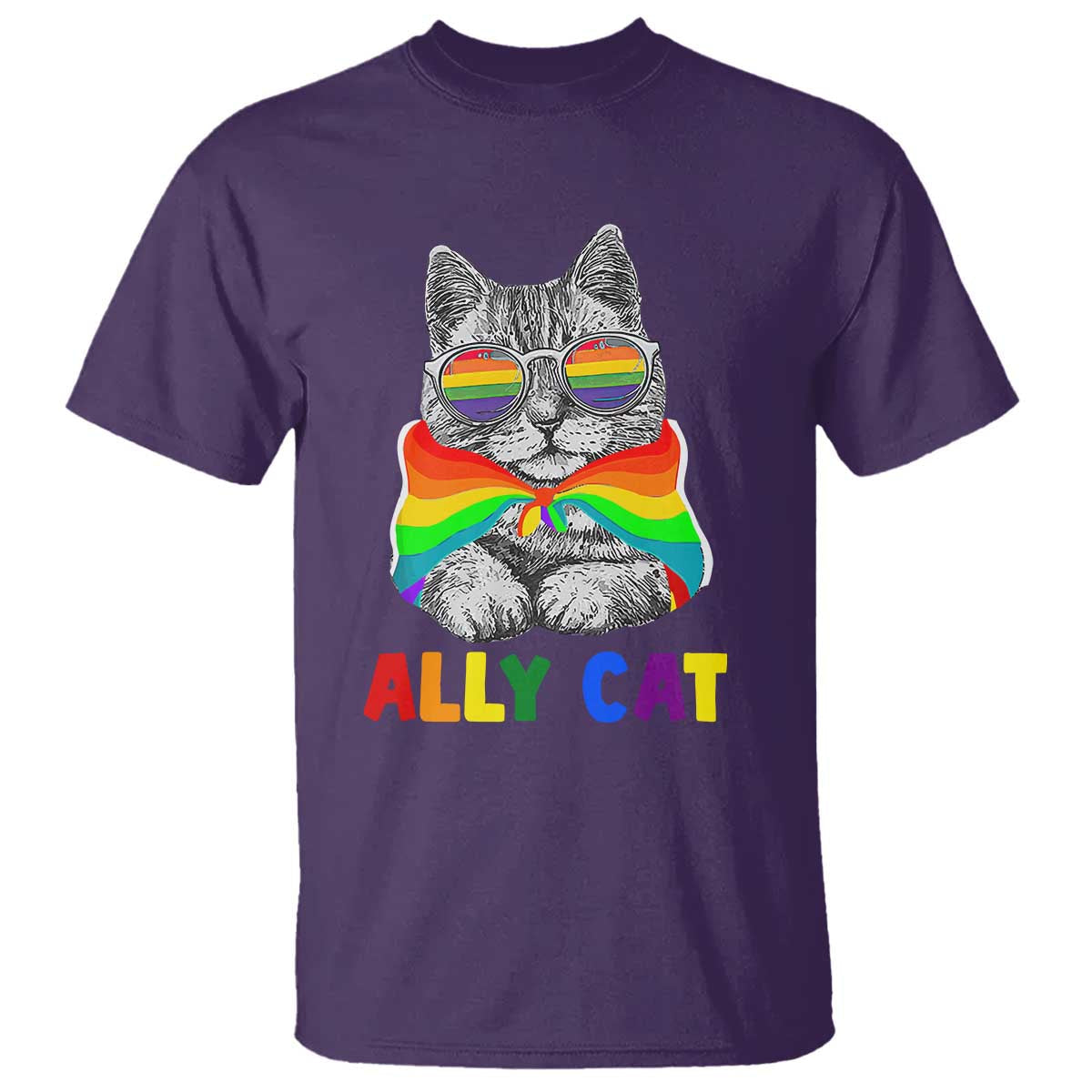 ally-cat-with-pride-cape-t-shirt-rainbow-lgbtq-support