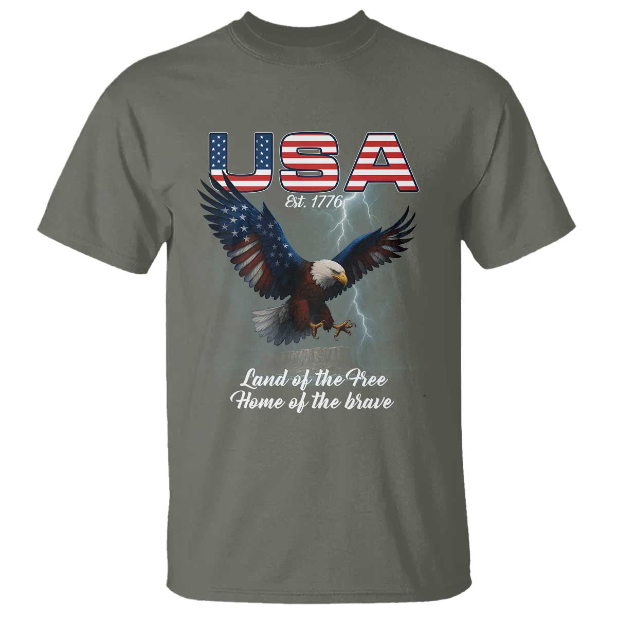 bold-patriotic-american-eagle-t-shirt-land-of-the-free-home-of-the-brave-est-1776