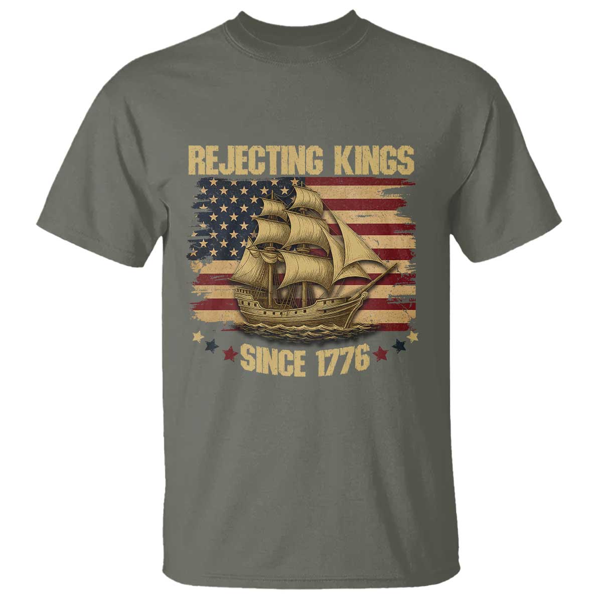 rejecting-kings-since-1776-t-shirt-historic-ship-sailboat-distressed-american-flag