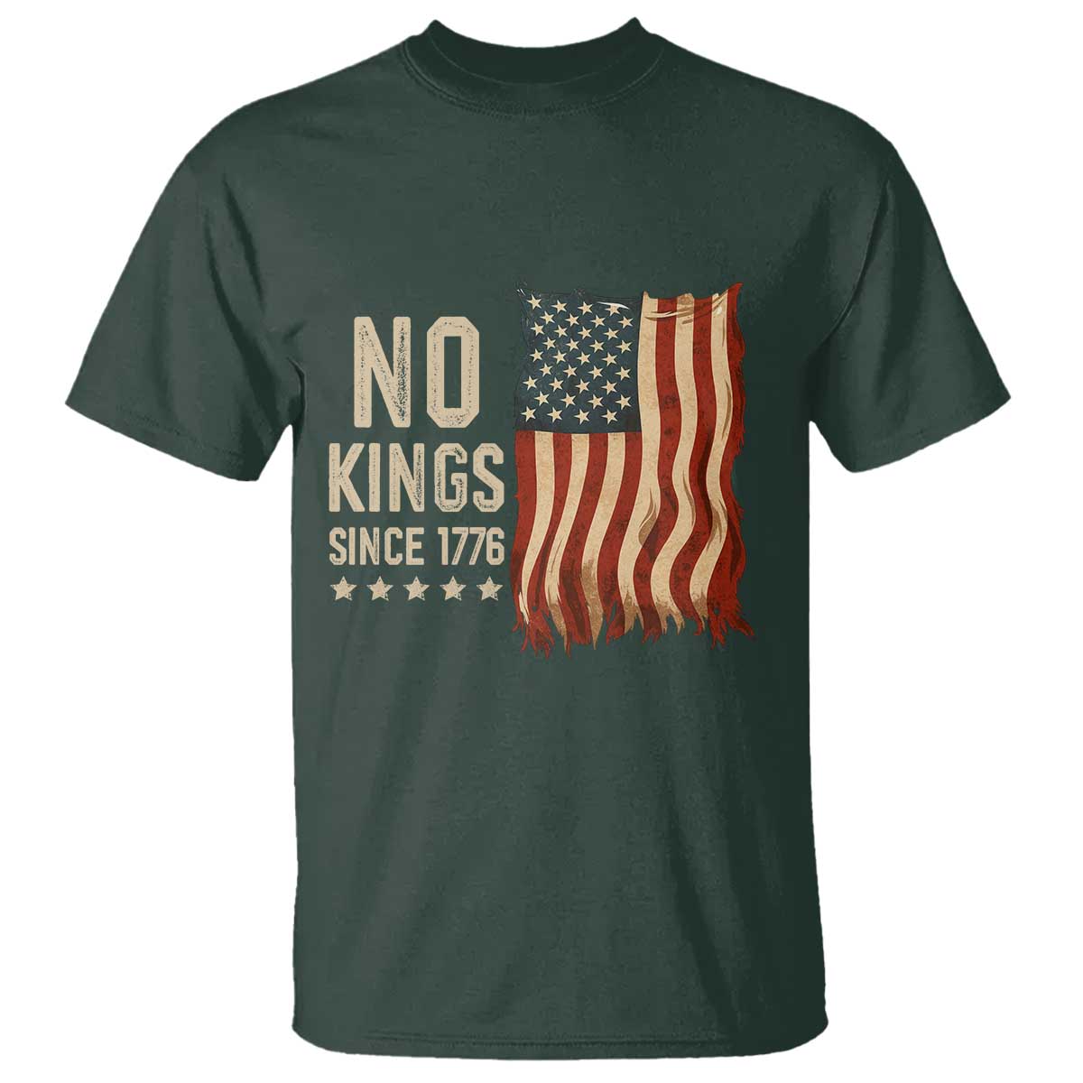 no-kings-since-1776-t-shirt-patriotic-4th-of-july-distressed-american-flag