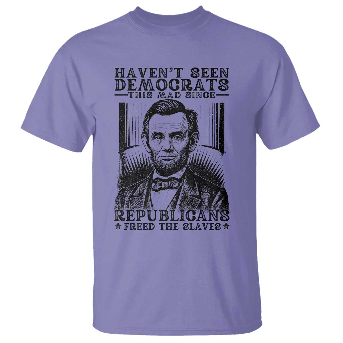 funny-abe-lincoln-political-history-t-shirt-havenot-seen-democrats-this-mad-since-republicans-freed-the-slaves