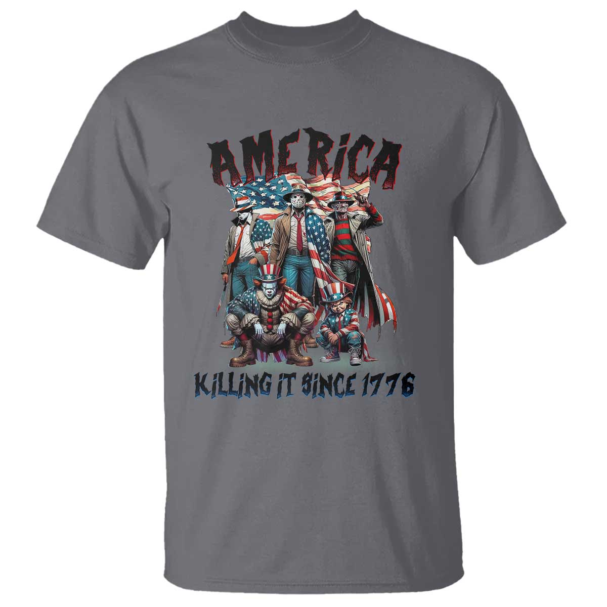 patriotic-horror-mashup-t-shirt-america-killing-it-since-1776