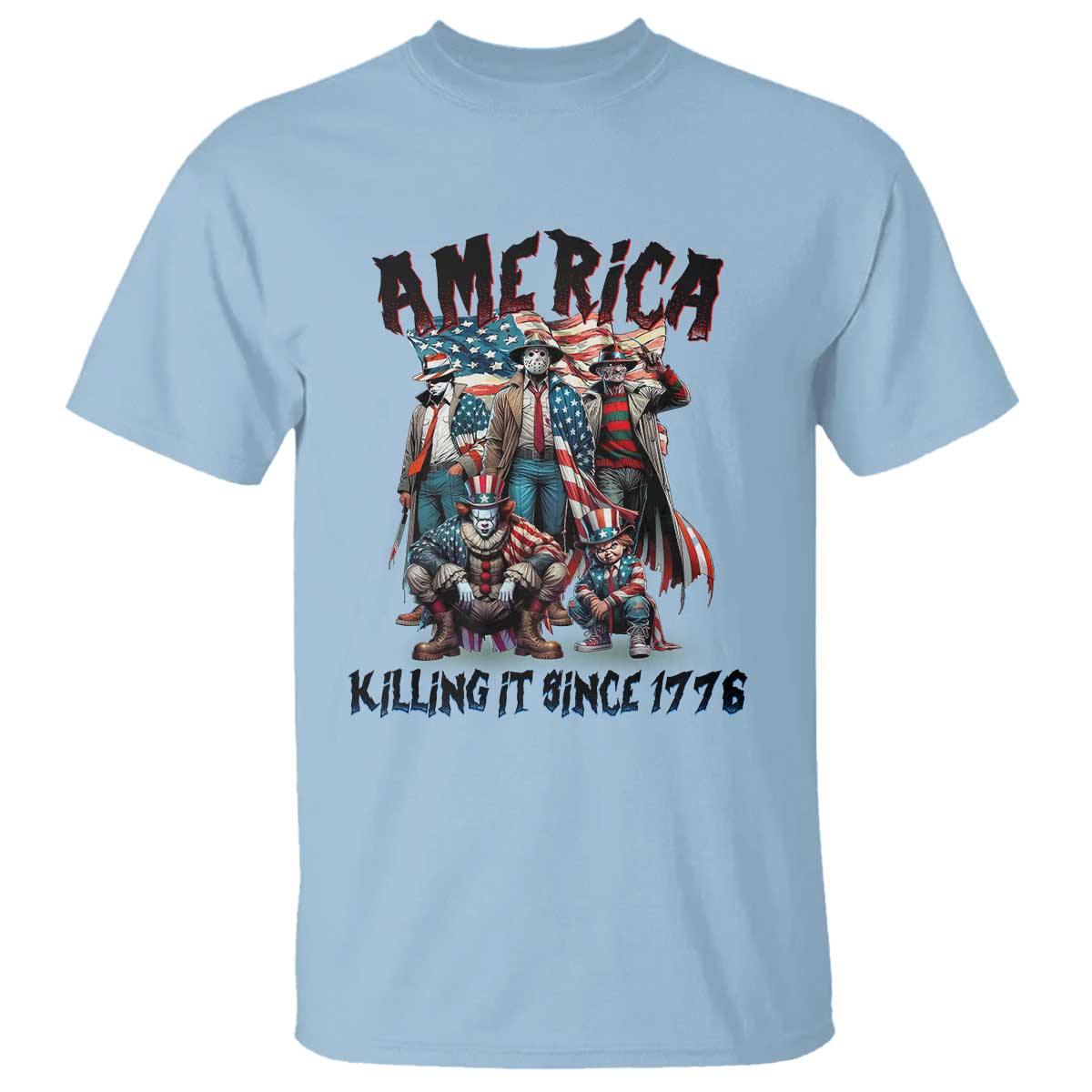 patriotic-horror-mashup-t-shirt-america-killing-it-since-1776