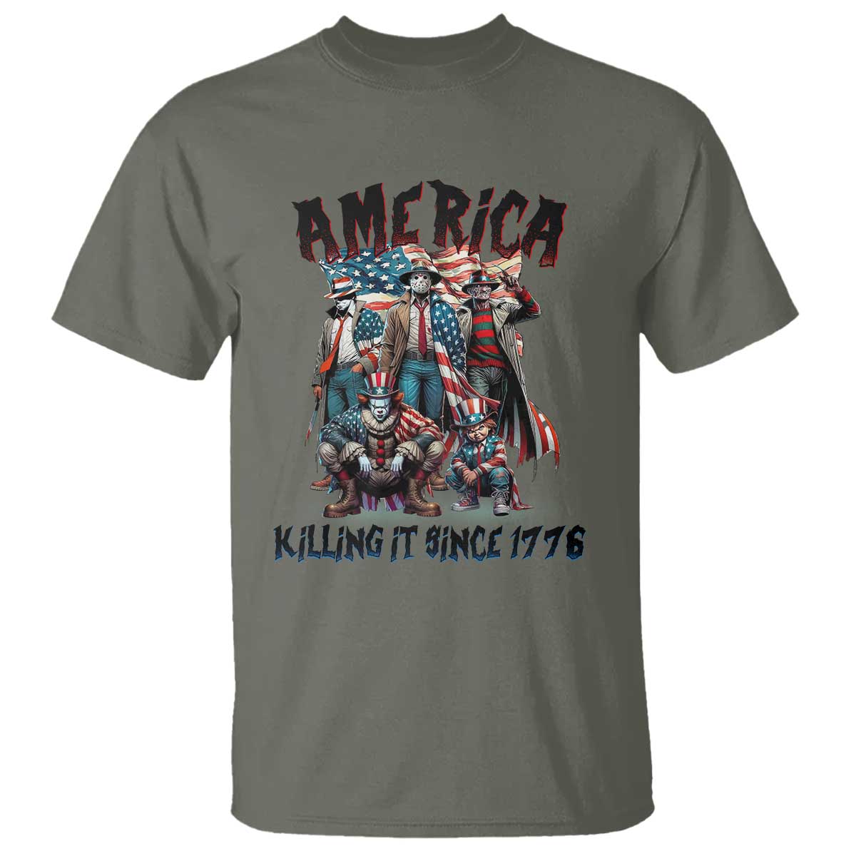 patriotic-horror-mashup-t-shirt-america-killing-it-since-1776
