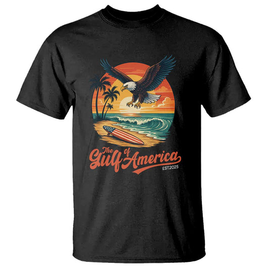 gulf-of-america-2025-bald-eagle-t-shirt-vintage-patriotic-beach-sunset-4th-of-july