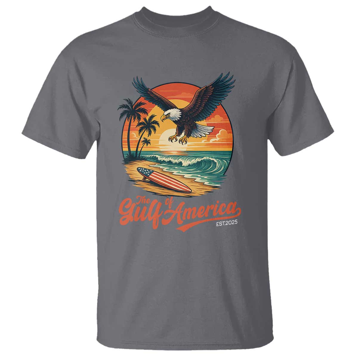gulf-of-america-2025-bald-eagle-t-shirt-vintage-patriotic-beach-sunset-4th-of-july