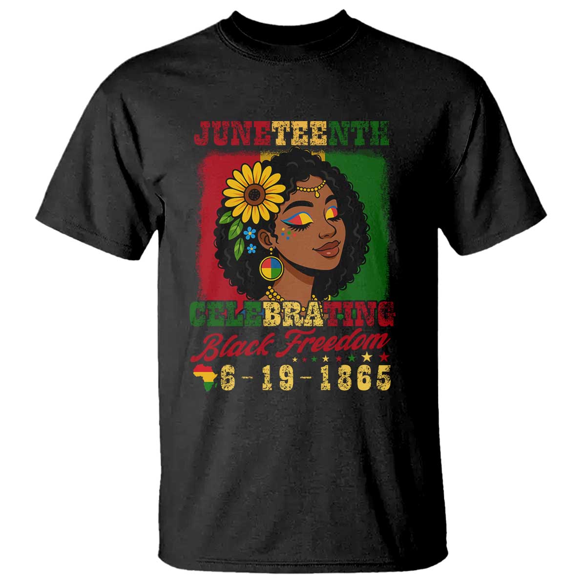 juneteenth-1865-black-freedom-celebration-t-shirt-afrocentric-pride-melanin-girl
