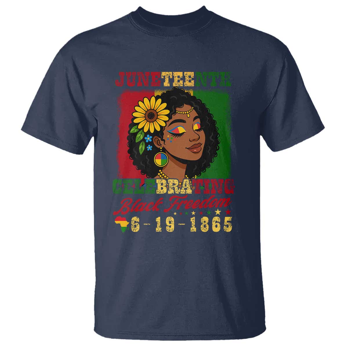 juneteenth-1865-black-freedom-celebration-t-shirt-afrocentric-pride-melanin-girl