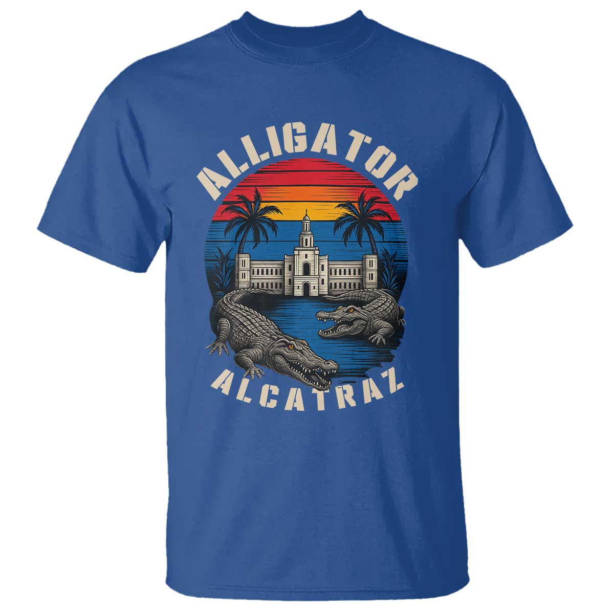 alligator-alcatraz-political-t-shirt-florida-prison-state-retro-sunset