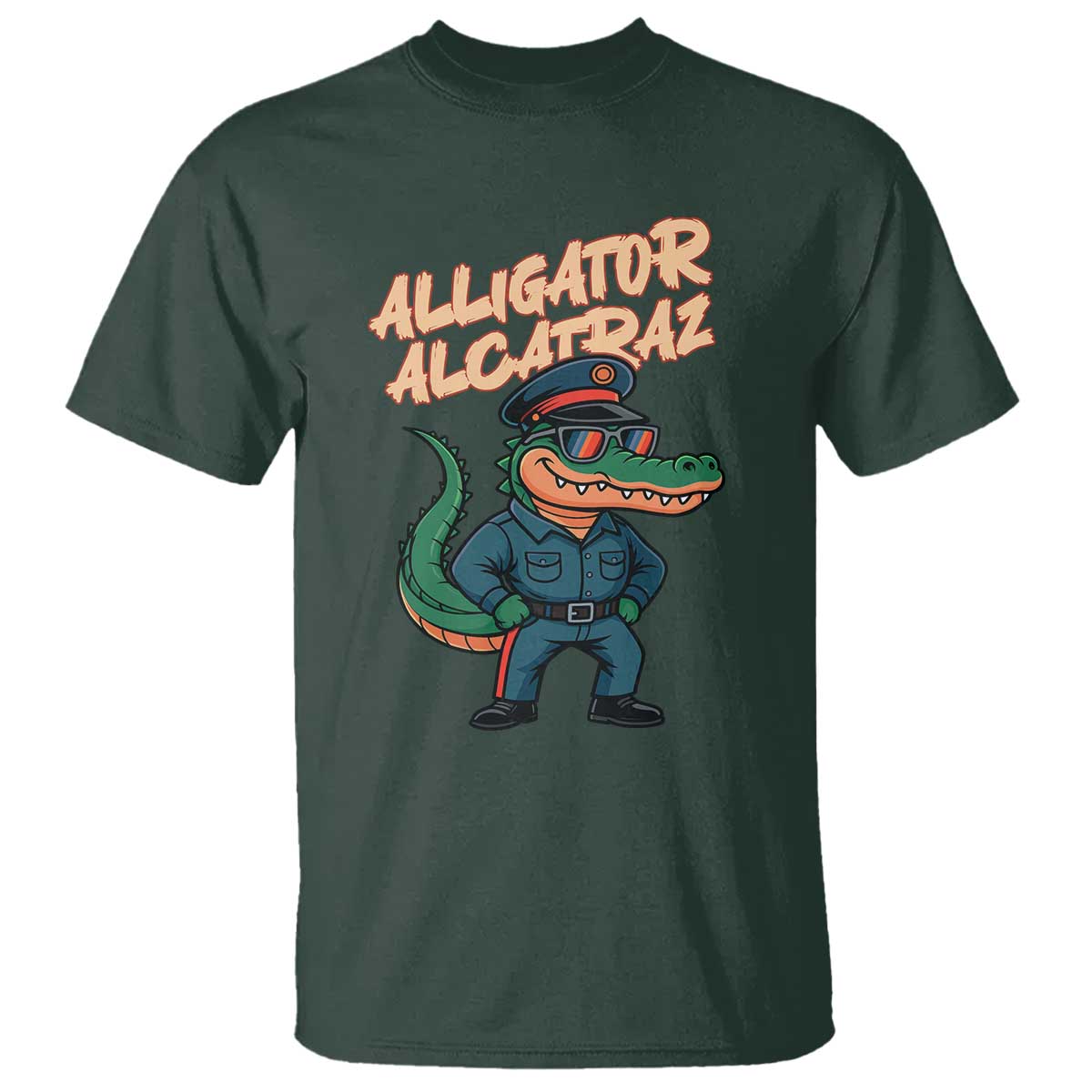 alligator-alcatraz-political-t-shirt-funny-florida-gator-cop-with-attitude