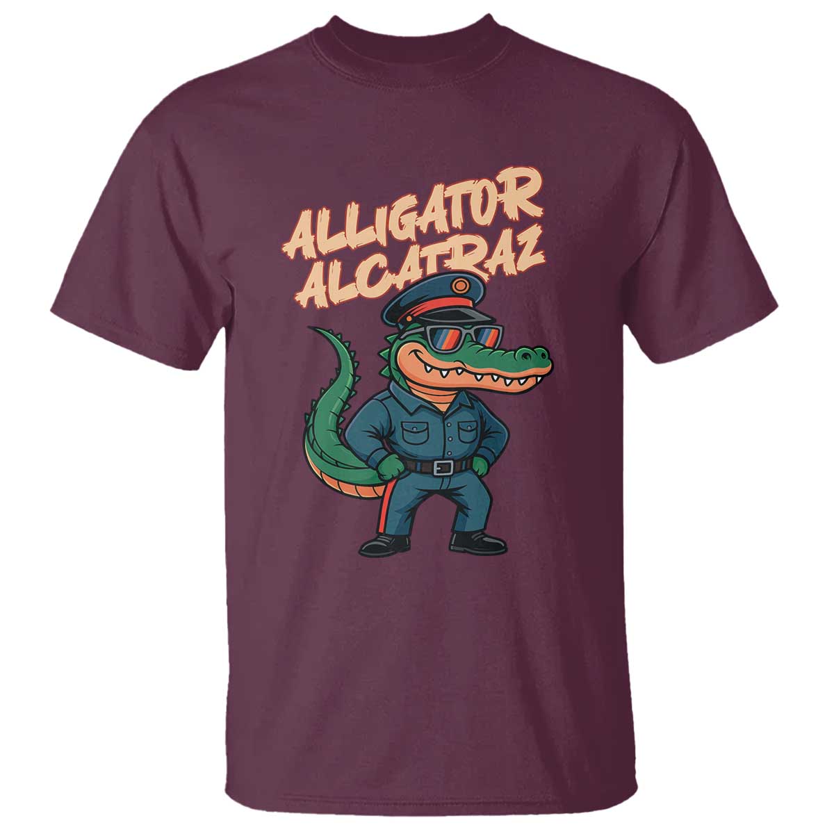 alligator-alcatraz-political-t-shirt-funny-florida-gator-cop-with-attitude
