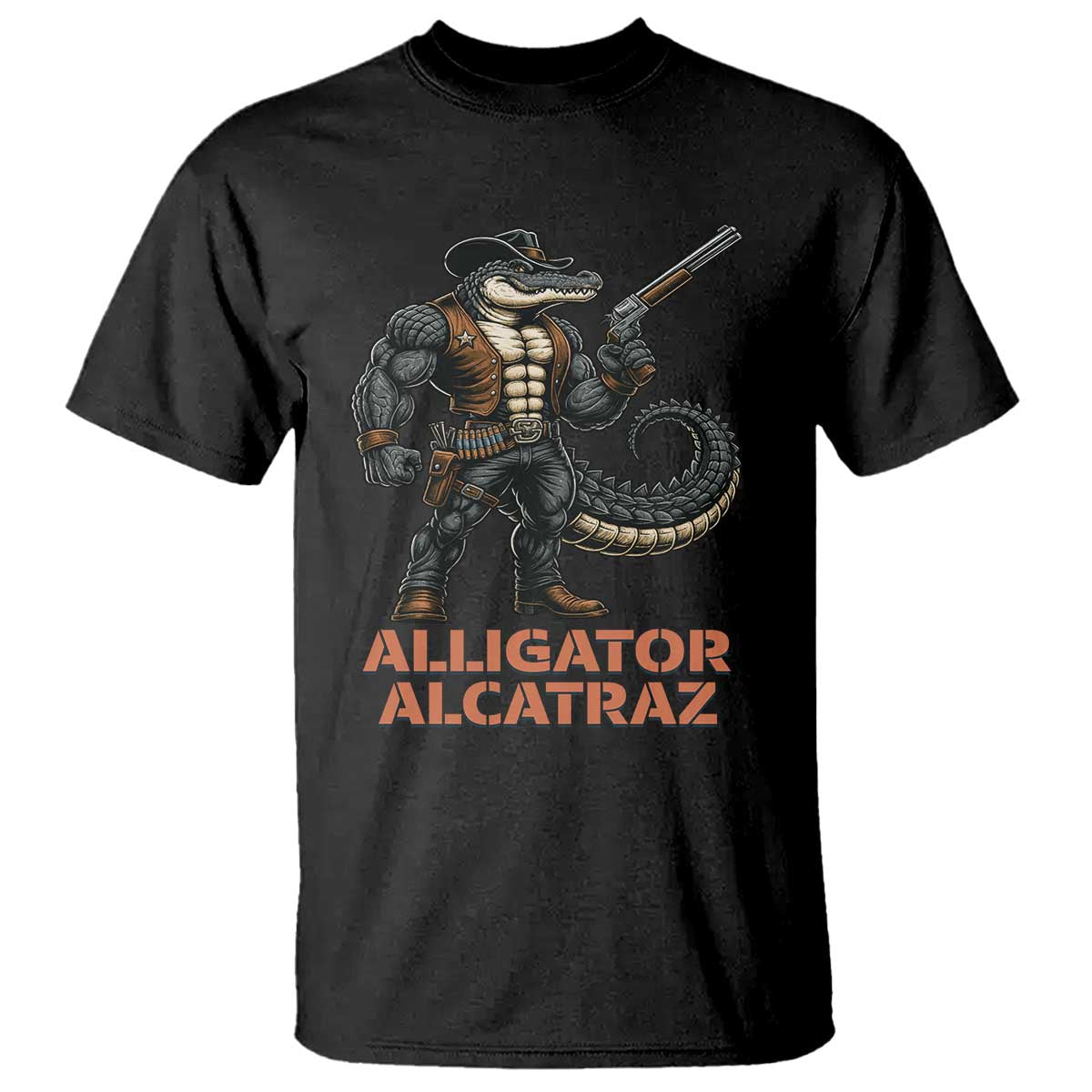 alligator-alcatraz-gunslinger-t-shirt-swamp-outlaw-satire-patriotic-rebel