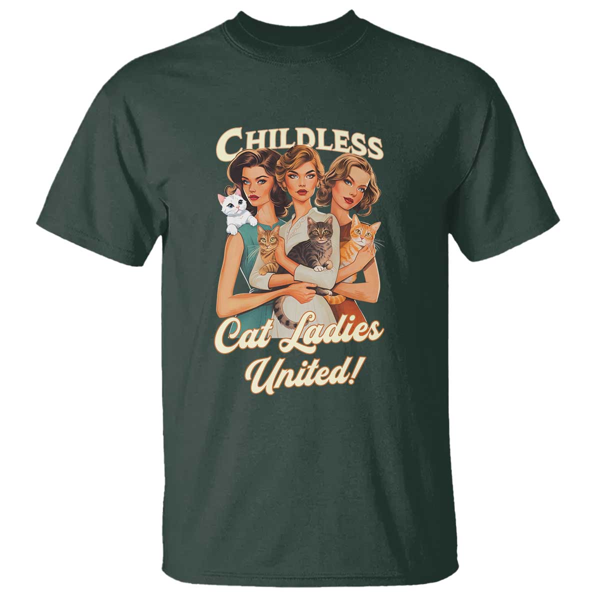 childless-cat-ladies-united-t-shirt-feline-lover-retro